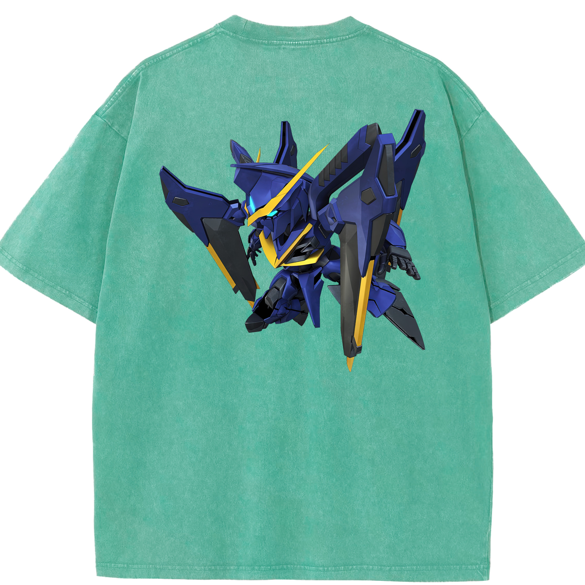 （画像用） 機動戦士ガンダム Mobile Suit Gundam 綿100% ヴィンテージ風 半袖Tシャツ（背面プリント）